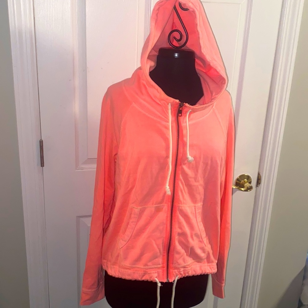 Neon Pink/Coral American Eagle Sweatshirt - Picture 1 of 2